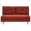 Beliani Sofa Bed 3 Seater JERSLEV Fabric Red 1