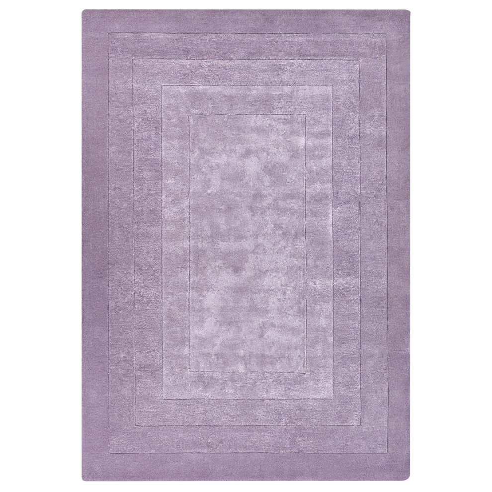 Beliani Rug Amado Violet 160 X 230 Cm Viscose