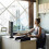 Column fan, for bedroom, oscillating fan with automatic temperature reflection, fan 2 3