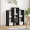 VidaXL vidaXL Sideboard Black Oak 90 x 30 x 90 cm 1