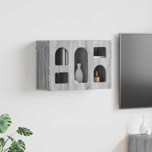 vidaXL Hanging Cabinet Grey Sonoma 60 x 20 x 40 cm Engineered Wood