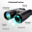 12x42 Binoculars - BAK4 - Waterproof - Compact - Large Eyepiece - Black 3