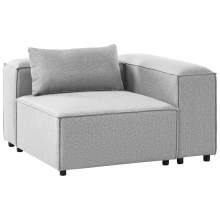 Corner Seat BRANDE Grey Symmetrical