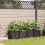 VidaXL vidaXL Garden Planter 4 pcs Brown Plastic 1