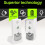 Interphone socket without wire - SALUTUYA - 1000m - Power supply without wire - ABS - IP54 2