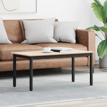 vidaXL Coffee Table Natural 100 x 50 x 45 cm Solid Pine Wood