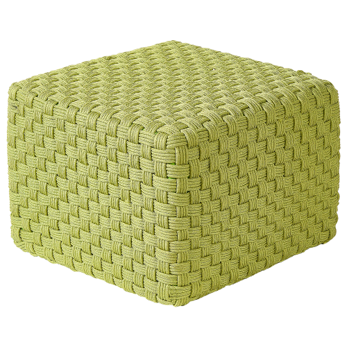 Beliani Pouffe NALLI Synthetic Material Green
