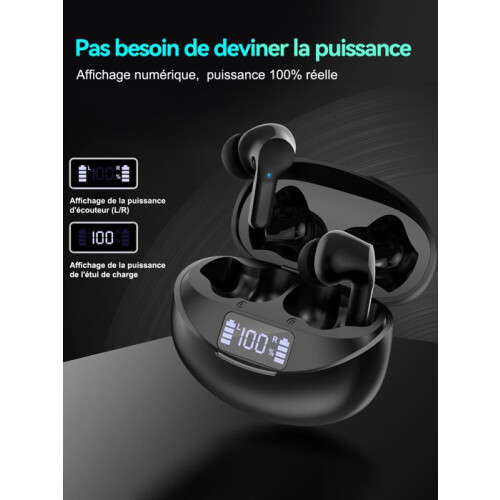 Ασύρματο VEATOOL Bluetooth 5.3 με μικρόφωνο, διάρκεια ζωής μπαταρίας 35 ωρών, πρότυπ 1