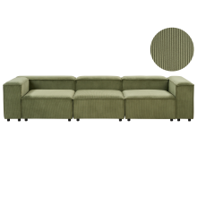 Modular Sofa 3 Seater ARDAL Corduroy Green