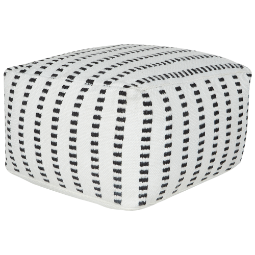 Beliani Pouffe GAJAN Fabric White
