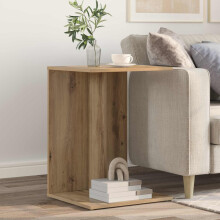 vidaXL Side Table Artisan Oak 45 x 40 x 62.5 cm Engineered Wood