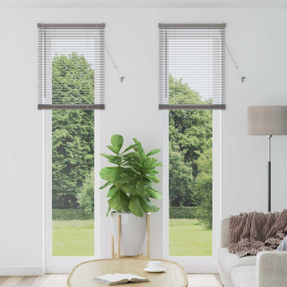 Vidaxl Venetian Blinds Height Adjustable Silver 220 X 65 Cm Aluminium