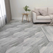 vidaXL Bodenplanken Grau 5,11 m² 55 Stk. PVC