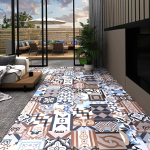 vidaXL Bodenplanken Mono Muster 5,11 m² 55 Stk. PVC