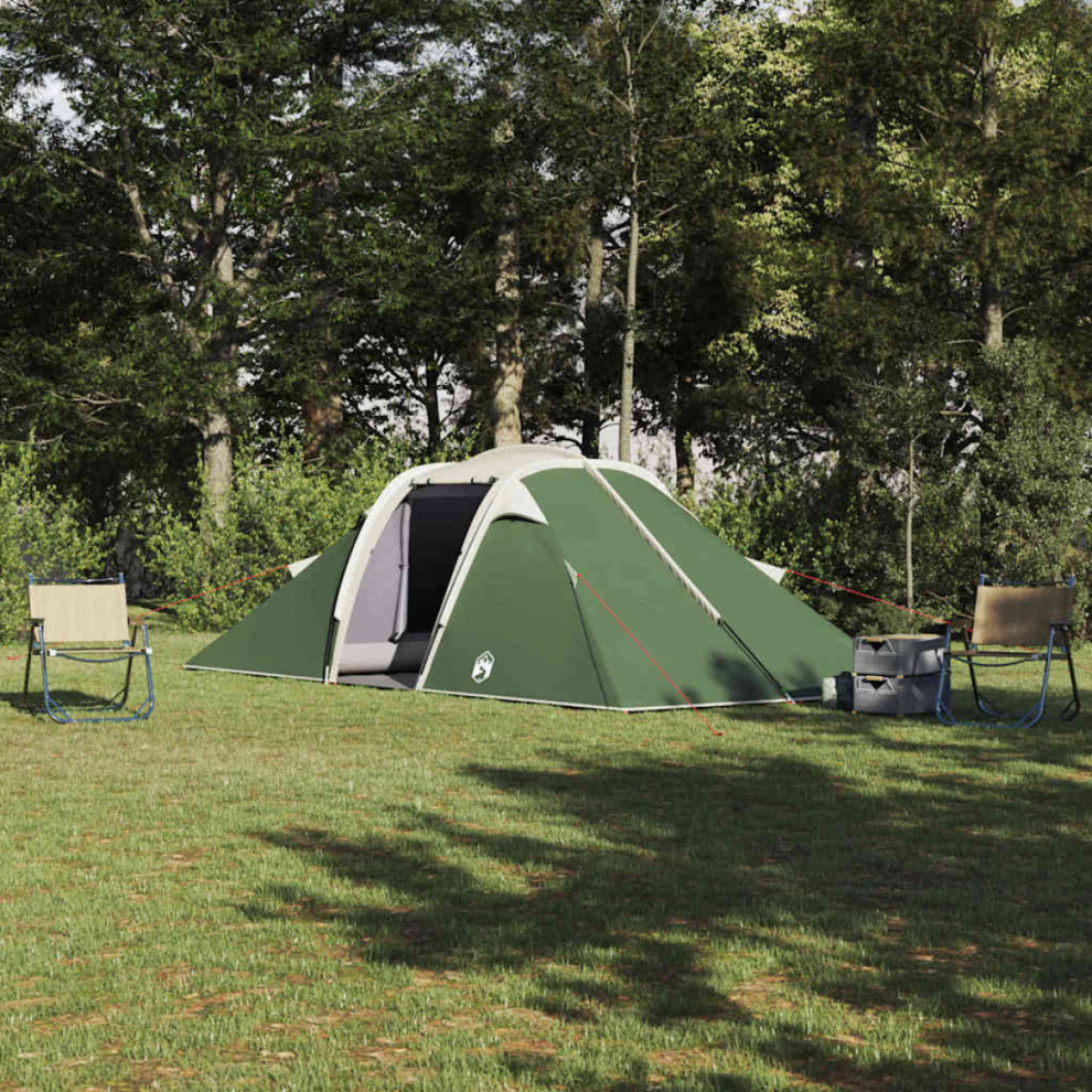 Vidaxl Tunnel Tent With Roof 510 X 240 X 156 Cm Taffeta Green