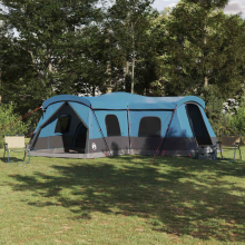 vidaXL Tent 16-Person with Roof with Storage Blue 680 x 510 x 210 cm