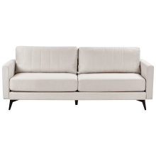 Sofa 3 Seater MALA Fabric Light Beige