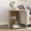 VidaXL vidaXL Side Table Artisan Oak 40 x 35 x 60 cm Engineered Wood 1