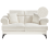 Beliani Sofa 2 Seater SKIVE Boucle White 1
