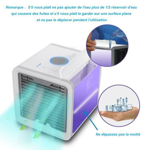 Bærbart klimaanlæg - 7House - Mini USB-ventilator - 3EN1 - Luftfugter - Luftrenser 2