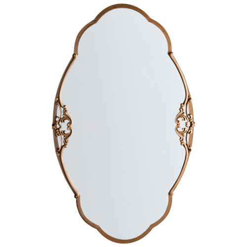 Beliani Wall Mirror EPANNES 49 cm 84 cm Gold