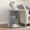 VidaXL vidaXL Side Table Grey Sonoma 40 x 35 x 60 cm Engineered Wood 1