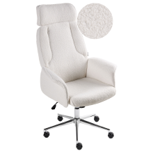 Office Chair PILOT Boucle Off-White