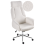 Beliani Office Chair PILOT Boucle Off-White 1