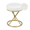 Beliani Footstool PRESHO Boucle Off-White 1
