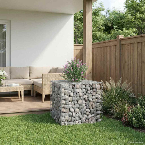 VidaXL vidaXL Gabion Raised Bed Silver