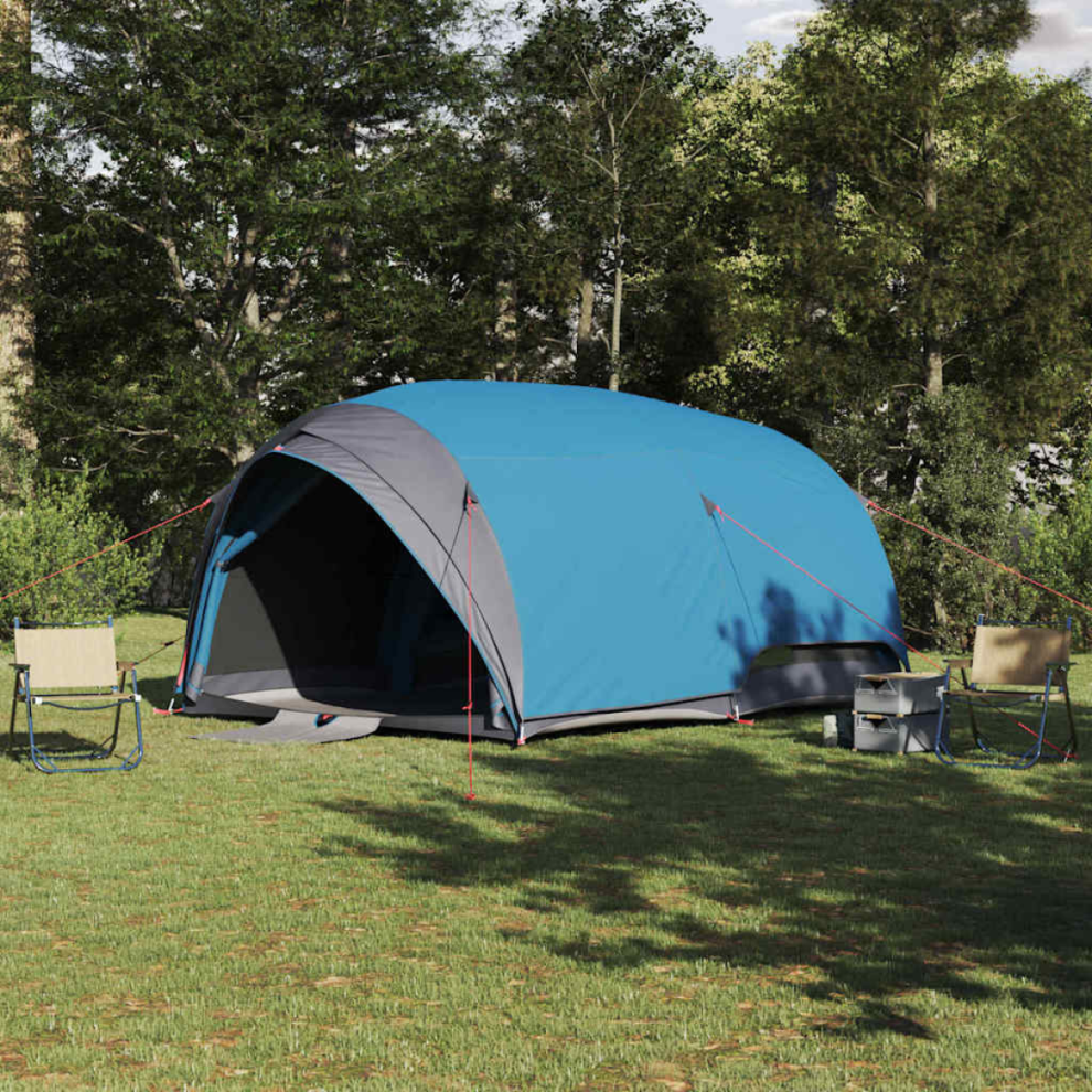 Vidaxl Tunnel Tent With Roof 410 X 285 X 198 Cm Taffeta Blue