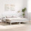 VidaXL vidaXL Bed Frame with Headboard White 180 x 200 cm Solid Pine wood 3