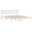 VidaXL vidaXL Bed Frame with Headboard White 180 x 200 cm Solid Pine wood 4
