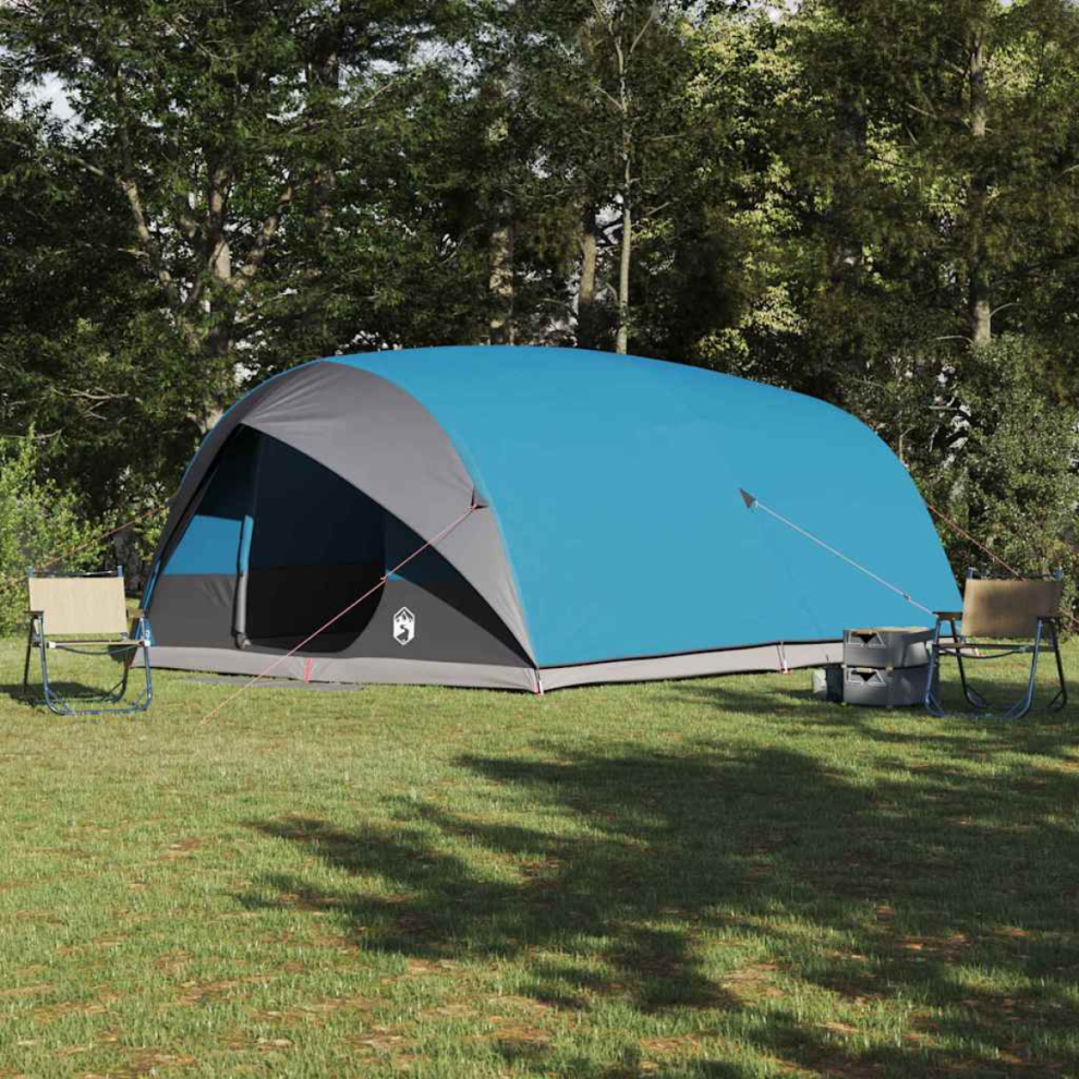 Vidaxl Tunnel Tent With Roof 500 X 348 X 200 Cm Taffeta Blue