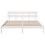VidaXL vidaXL Bed Frame with Headboard White 180 x 200 cm Solid Pine wood 5