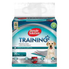 Simple Solution Absorbent Premium Dog and Puppy Training Pads -Pack of 30