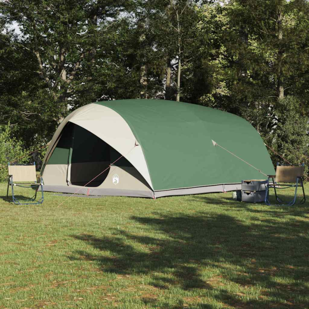 Vidaxl Tunnel Tent With Roof 500 X 348 X 200 Cm Taffeta Green