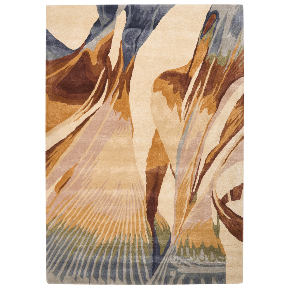 Beliani Rug Swabi Multicolour 160 X 230 Cm Viscose