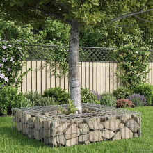 vidaXL Gabion Raised Bed Silver