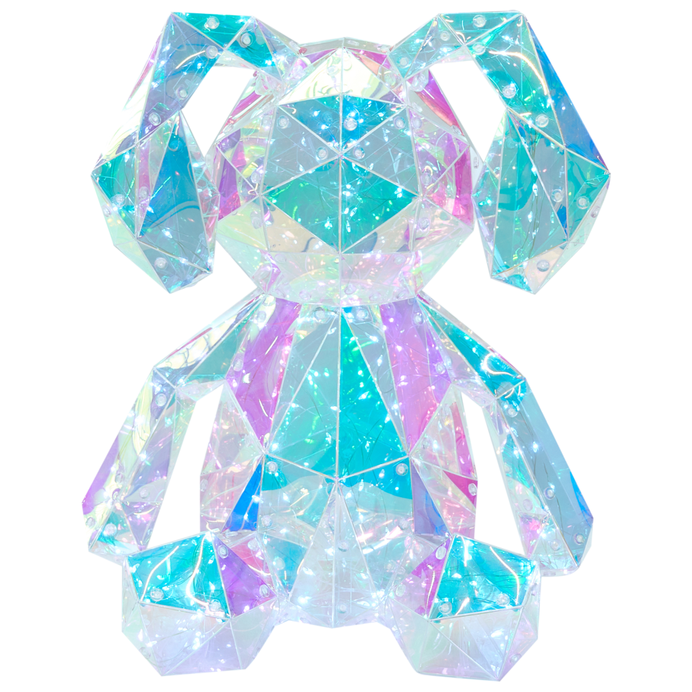 Beliani Led Decoration Rabbit Kintaus Multicolour