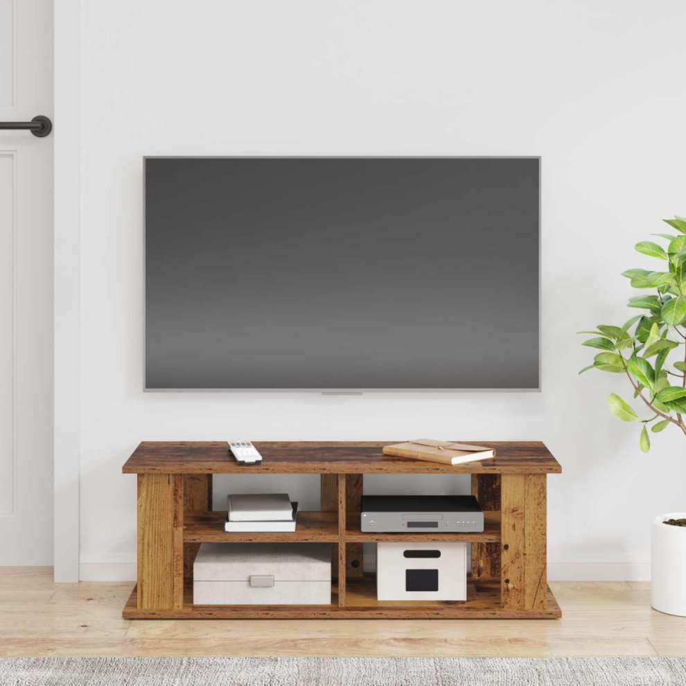 Vidaxl Tv Stand Old Wood 96 X 35 X 33.5 Cm