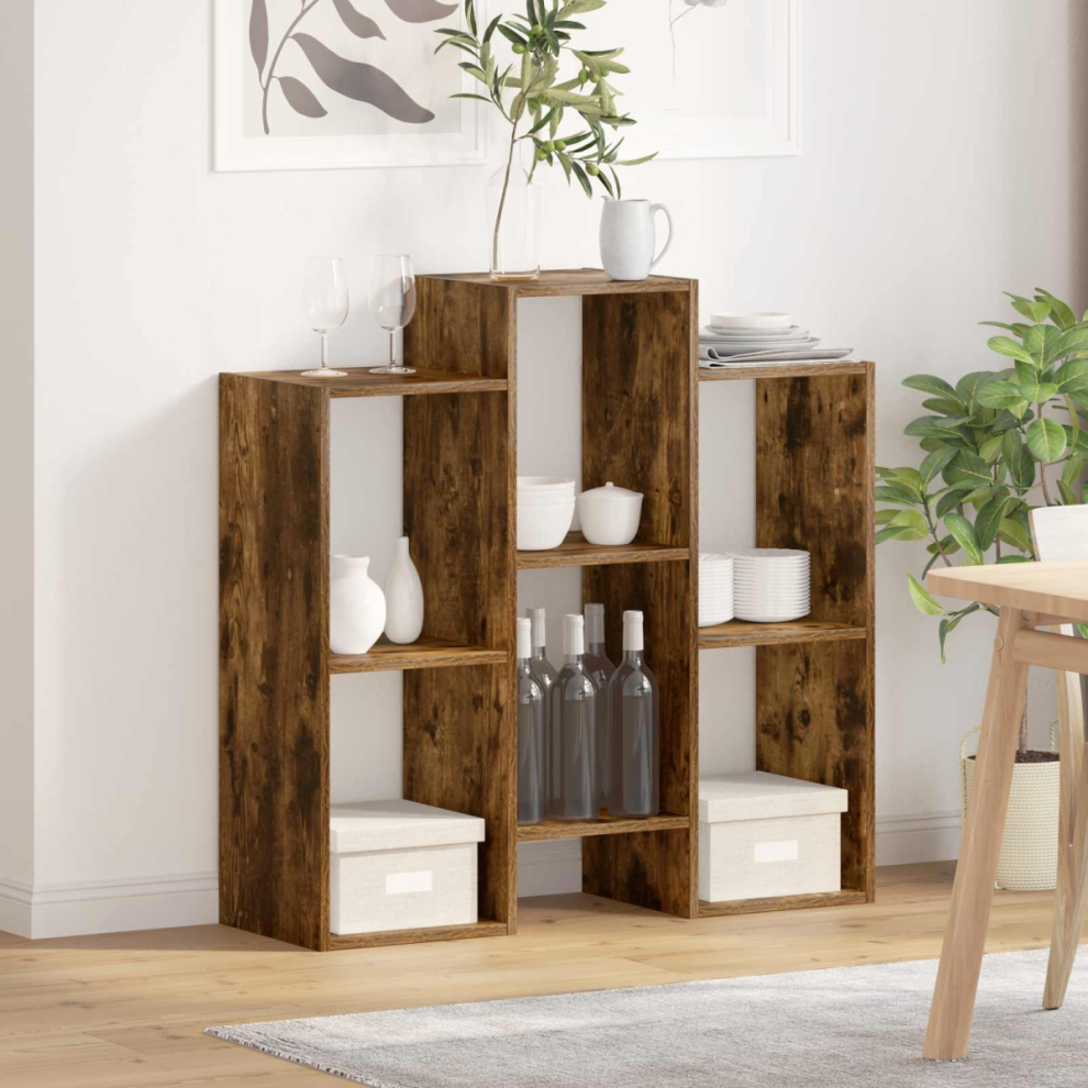 Vidaxl Sideboard Smoked Oak 90 X 30 X 90 Cm
