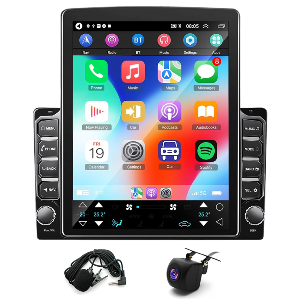 9.7In Car Stereo Radio 4+64G For Durango 2004-2009 With Carplay Android Auto Swc + Ahd Backup Camera 4078420180172