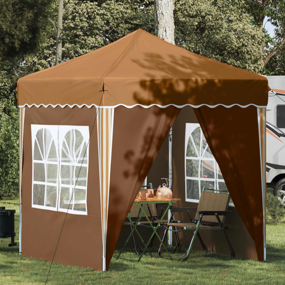 Vidaxl Pop-Up Party Tent Beige 195 X 195 X 245 Cm Oxford Fabric