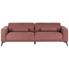 Sofa 3 Seater ANGE Fabric Burgundy
