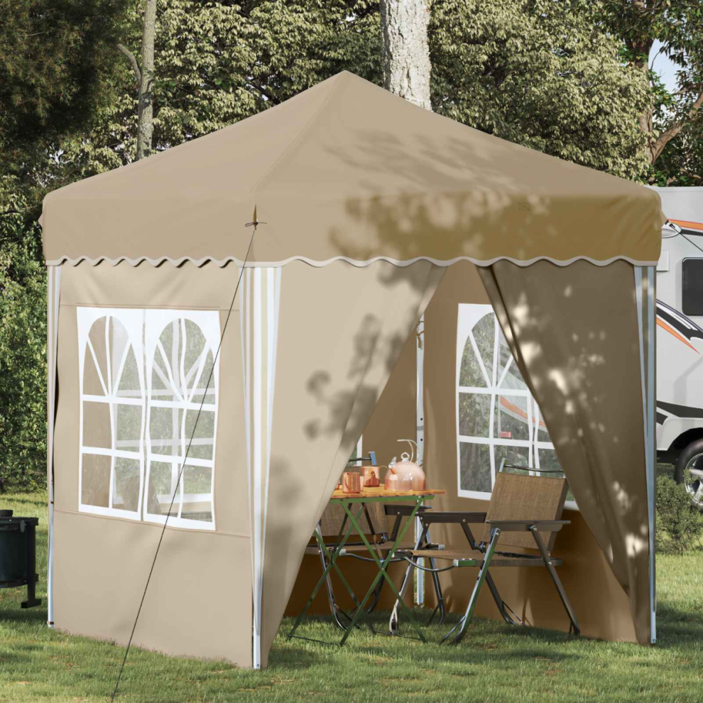 Vidaxl Pop-Up Party Tent Cream 195 X 195 X 245 Cm