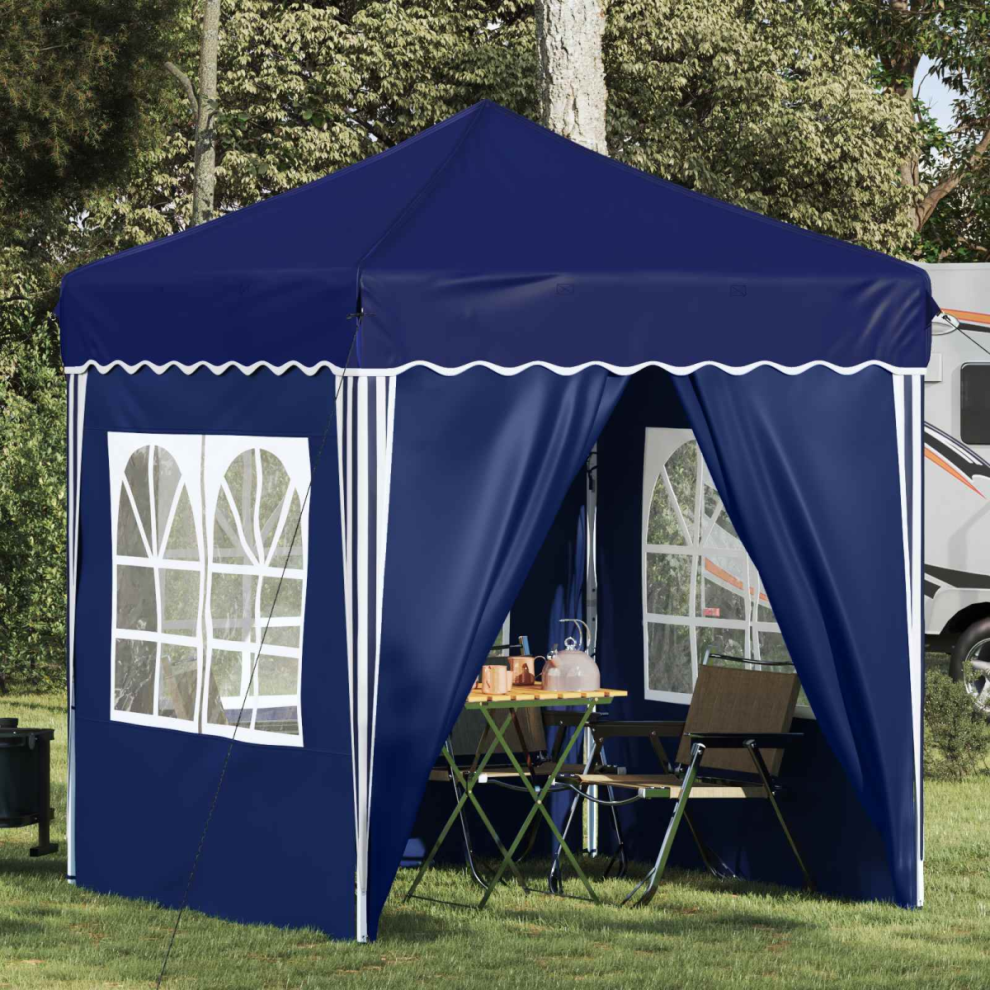 Vidaxl Pop-Up Party Tent Blue 195 X 195 X 245 Cm Oxford Fabric