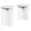 VidaXL vidaXL Coffee Table 2 pcs White 2