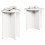 VidaXL vidaXL Coffee Table 2 pcs White 3