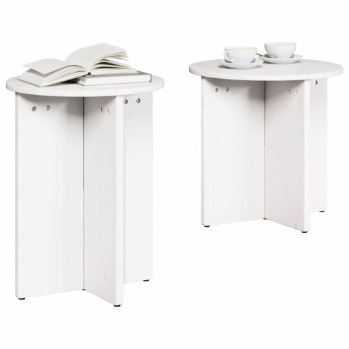 VidaXL vidaXL Coffee Table 2 pcs White 2